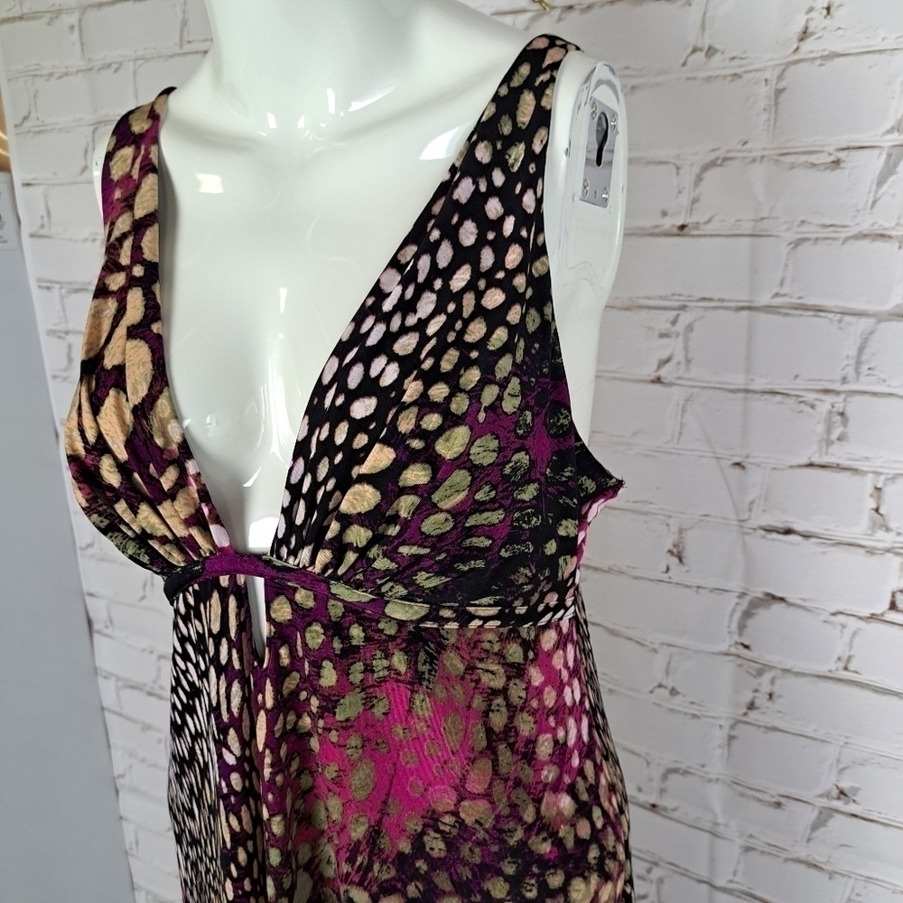 Natori Multicolored Jersey Sleeveless Dress - Picture 3 of 9